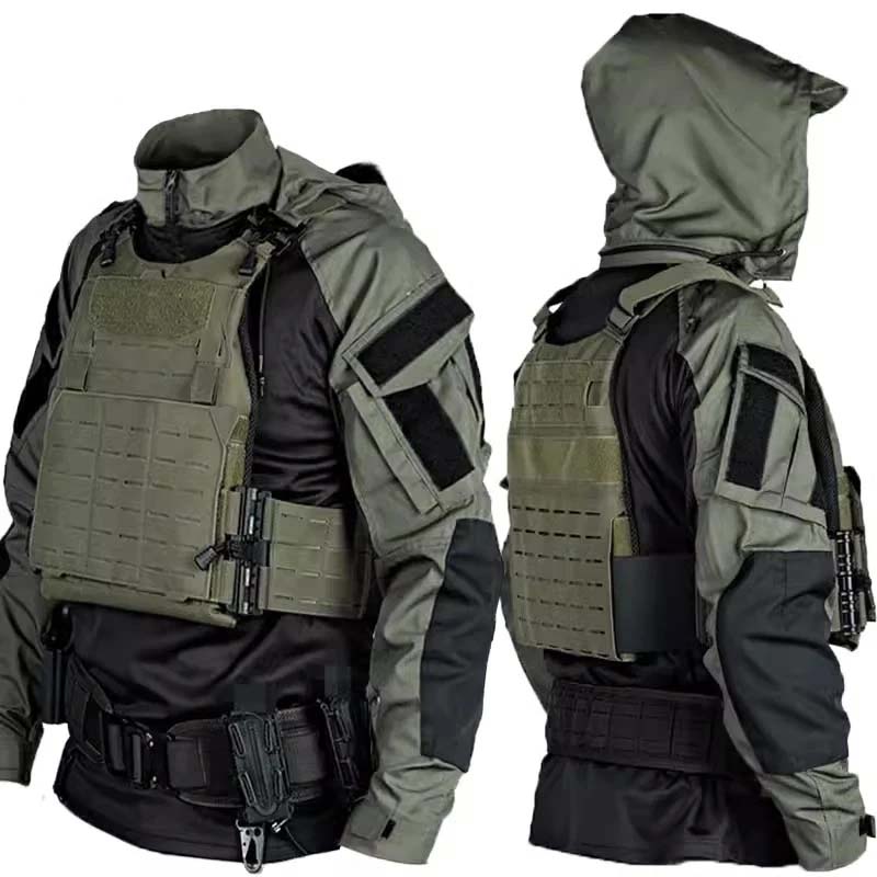 Hunting Outdoors - Setelan Kemeja & Celana Tempur Taktis