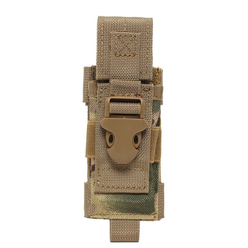 Outdoor Hunting Magazines - Kantong Senter Taktis Molle, Tempat Obor,