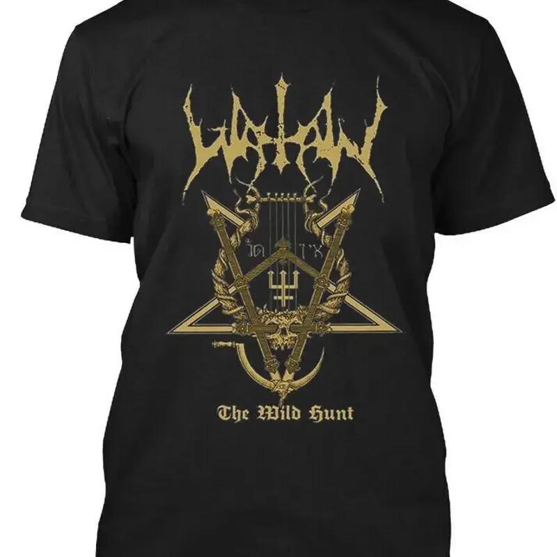 Wildman Hunting & Outdoor Nelspruit - Kaos Logo Retro Musik Hitam Watain