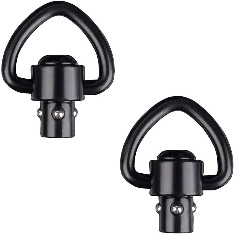 Rifle Sling Swivel - 1/2 buah tombol tekan senapan, QD
