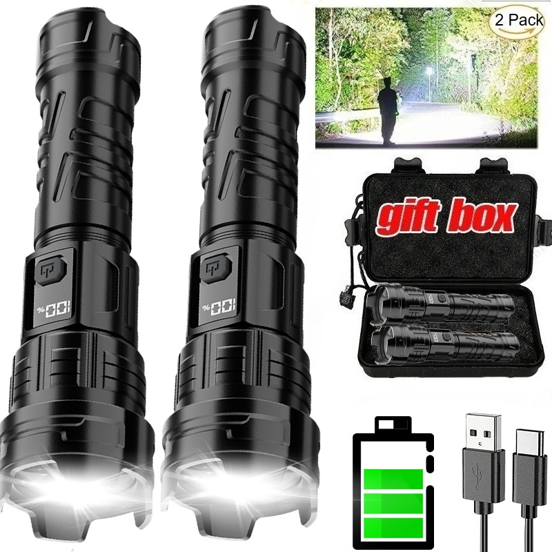 Hunting Fishing Outdoor - Senter LED Super Terang Senter USB