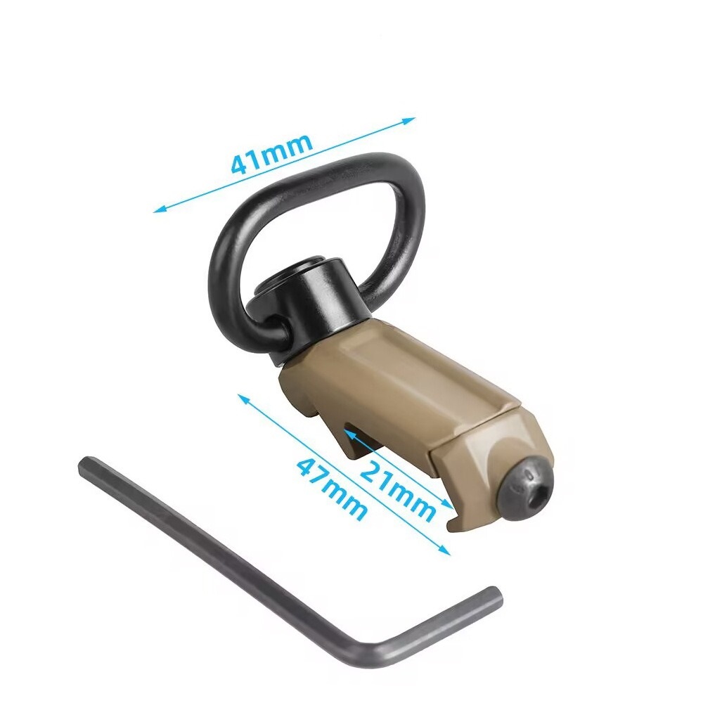 Adaptor Dudukan Putar Taktis u - Rifle Sling Swivel ulasan dan harga