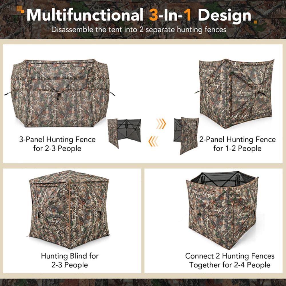 Tenda Berburu 5-in-1 yang Dapa - Hunting Outdoors ulasan dan harga